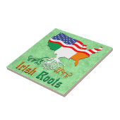 Amerikaanse Irish Roots Ceramic Tegel Tegeltje (Zijkant)