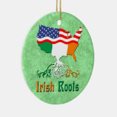 Amerikaanse Irish Roots Keramisch Ornament (Rechts)