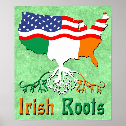 Amerikaanse Irish Roots Poster (Voorkant)
