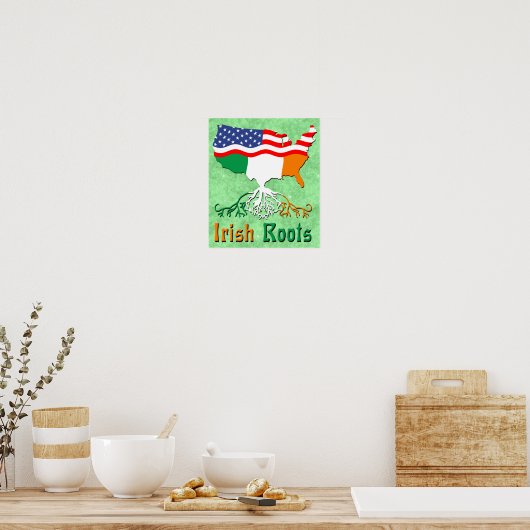Amerikaanse Irish Roots Poster (Keuken)