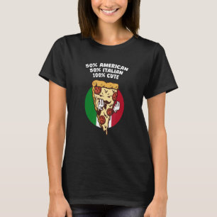 Amerikaanse Italiaanse cute Nationality Humor Race T-shirt