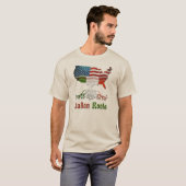 Amerikaanse Italiaanse Mannen T-Shirts (Voorkant volledig)