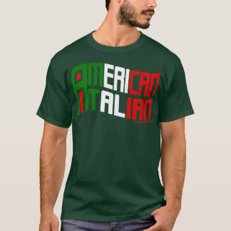 Amerikaanse Italiaanse vlag T-shirt