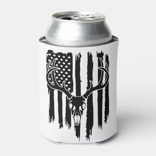 Amerikaanse jachtvlag blikjeskoeler (Blikje Voorkant)