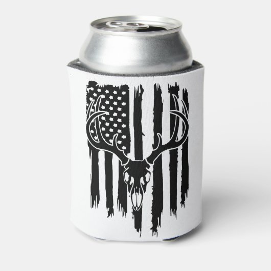 Amerikaanse jachtvlag blikjeskoeler (Blikje Achterkant)