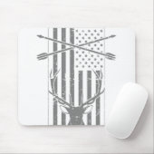 Amerikaanse jachtvlag - Der Hunter Hunting Muismat (Met muis)