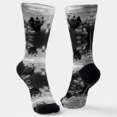  Amerikaanse jagers op Alaska Eskimo Sokken (Gebogen)