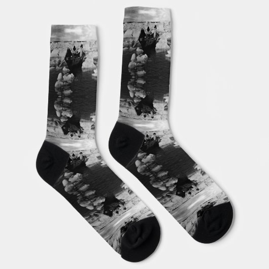  Amerikaanse jagers op Alaska Eskimo Sokken (Rechts)