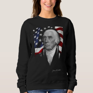Amerikaanse james madison Ogen Vlag Land Trui