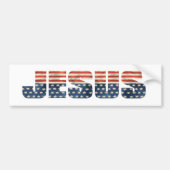 Amerikaanse Jezus Bumpersticker (Voorkant)