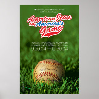 Amerikaanse joden in het Amerikaanse spel Poster