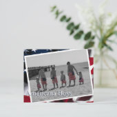 Amerikaanse jongens 2 briefkaart (Staand voorkant)