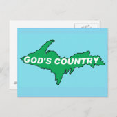 Amerikaanse | JONGEREN | NOORD-MICHIGAN-BRIEFKAART Briefkaart (Voorkant / Achterkant)