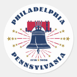 Amerikaanse Jubileum Liberty Bell 1776 Sticker