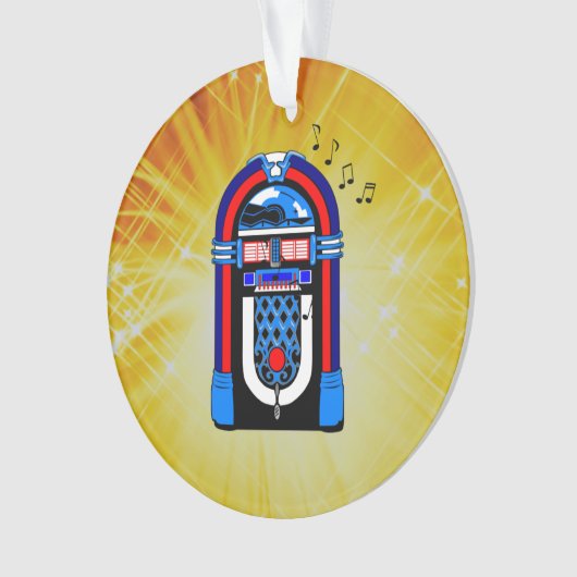 Amerikaanse Jukebox Ornament (voorkant)