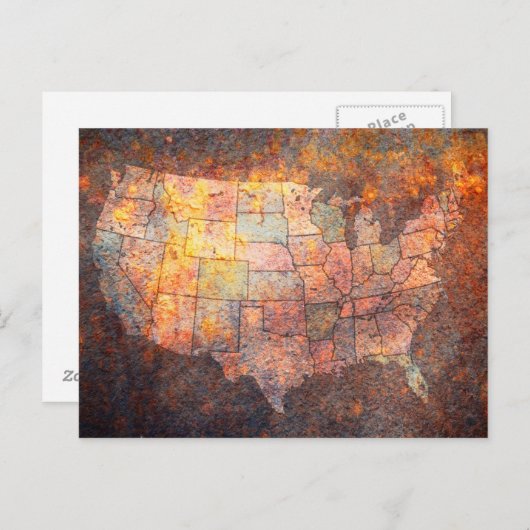 Amerikaanse kaart (Voorkant / Achterkant)