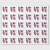 Amerikaanse Kaart Cadeaupapier (Vlak)