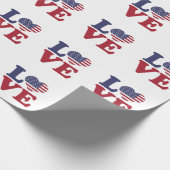Amerikaanse Kaart Cadeaupapier (Hoek)