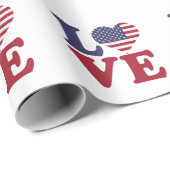 Amerikaanse Kaart Cadeaupapier (Rol Hoek)
