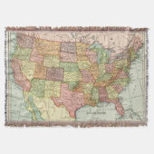  Amerikaanse kaart Deken (Voorkant)