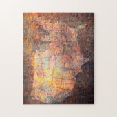 Amerikaanse kaart legpuzzel (Verticaal)