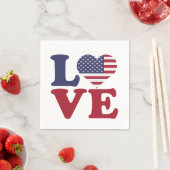 Amerikaanse Kaart Servet (Insitu)