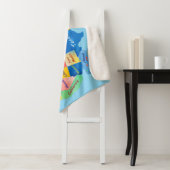 Amerikaanse kaart sherpa deken (In situ)