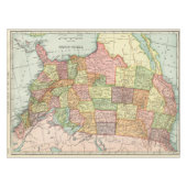 Amerikaanse kaart Tafelkleed (Voorkant (Horizontaal))