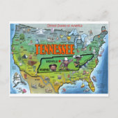 Amerikaanse kaart Tennessee (Voorkant)
