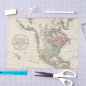 -Amerikaanse kaart Tissuepapier (Craft)