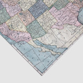  Amerikaanse kaart Tissuepapier (Detail)