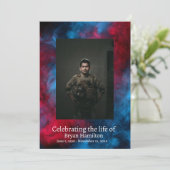 Amerikaanse Kaart van de Rode Blauwe Militaire Vet (Staand voorkant)