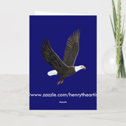 Amerikaanse Kaart van de Zeearend (Achterkant)