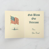 -Amerikaanse Kaart voor de herdenkingsdag van de v (Binnen)