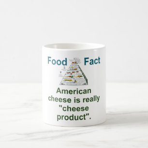 Amerikaanse kaas is echt een kauwproduct - voedsel koffiemok