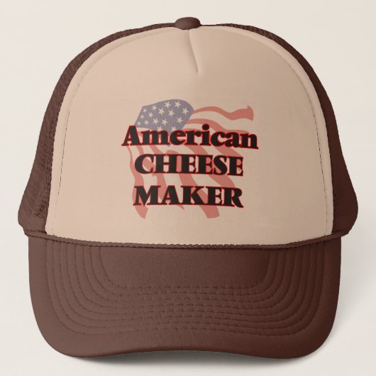 Amerikaanse kaasmaker trucker pet (Voorkant)