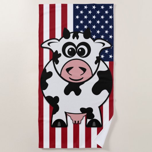 Amerikaanse kabeljauw strandlaken (Voorkant)