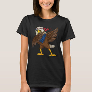Amerikaanse kale adelaar dabbing 2021 dab dans 4e  t-shirt