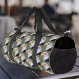 Amerikaanse kale adelaar hoofd patroon plunjezak