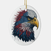 Amerikaanse kale adelaar keramisch ornament (Rechts)