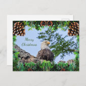 Amerikaanse kale adelaar kerst Kaart (Voorkant / Achterkant)