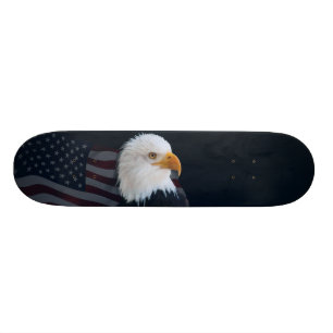 Amerikaanse kale adelaar skateboard