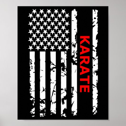 Amerikaanse Karate Poster (Voorkant)