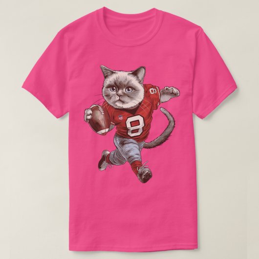 Amerikaanse kattenspeler t-shirt (Design voorkant)