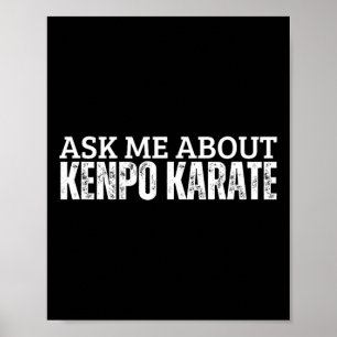 Amerikaanse Kenpo-coach vraagt me naar Kenpo-karat Poster