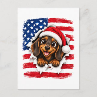 Amerikaanse Kerst Doedel Aankondigingskaart