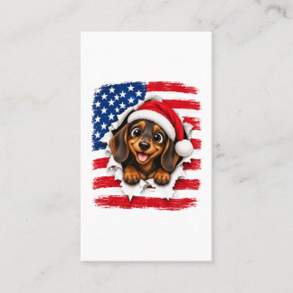 Amerikaanse Kerst Doedel Contactkaartje