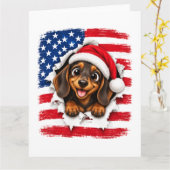 Amerikaanse Kerst Doedel Kaart (Gele Bloem)