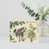 AMERIKAANSE KERST KAART. FEESTDAGENKAART (Staand voorkant)