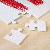 Amerikaanse Kerst Rendieren Legpuzzel (Zijkant)